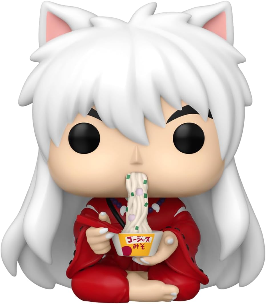 Funko Pop Inuyasha Eating figure side profile in window box