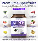 Healths Harmony super antioxidant capsules bottle label