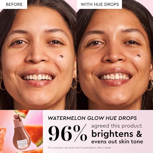 Hue Drops Sun Glow and Dewy Flush swatches