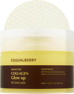 EQQUALBERRY Collagen Pore-Tight Up Gel Toner Pads - Korean Pore-Tightening Jelly Pad with Deep Absorption Collagen, Hydrating & Firming Formula, 4.73 FL.OZ. (140ml) / 60 Pads - Image 10