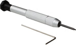 LACAK precision steel watch repair tool silver finish angled view