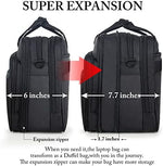 Ytonet water resistant business messenger bag rear luggage strap view