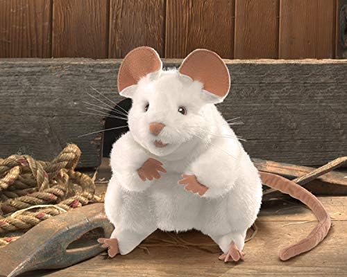 Folkmanis mouse hand puppet for interactive storytelling