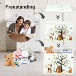 Clastyle waterproof baby laundry bin showing the internal protective coating for wet clothes