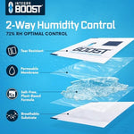 Integra Boost 8 gram sachet with pink to blue humidity indicator card