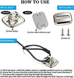 Installation diagram for Zolunu security plates on tablet devices