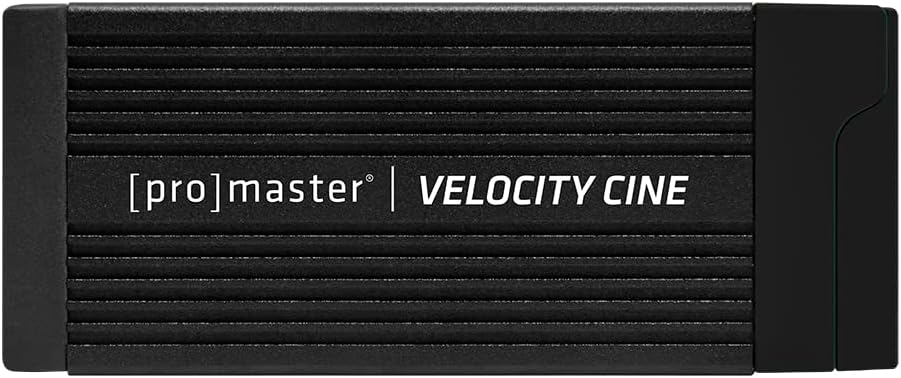 ProMaster Velocity CINE Dual Card Reader front view