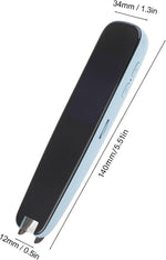 Hilitand electronic dictionary scanning pen showing optical reader tip and side buttons