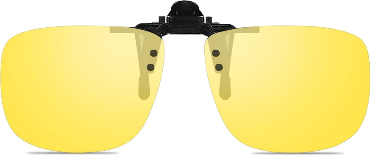 WANGLY Polarized Unisex Clip on Flip up Sunglasses over Prescription and Reading Glasses Frames - Image 9