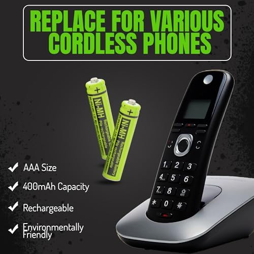 Imported USA premium telephone handset rechargeable battery pack
