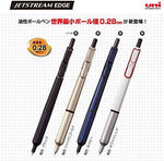 Uni Jetstream EDGE 0.28mm Oil-based Ballpoint Pen, White Red Body (SXN100328W.15) - Image 4