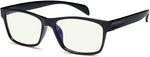Gamma Ray Optics computer glasses front view with amber tint