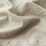 Folded premium cotton bedding texture for bedroom decor