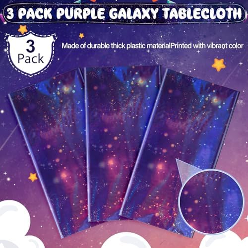 Waterproof iridescent tablecloth for birthday party