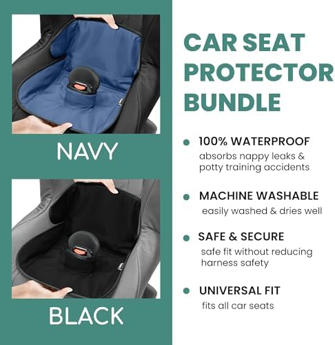 Lynmark waterproof piddle pad liner on toddler car seat