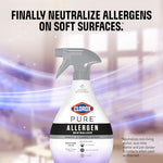 Authentic USA imported Clorox allergen neutralizer fabric spray label instructions