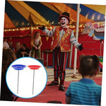 Durable plastic juggling plates for skill development