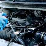 Akfix A115 engine cleaner and degreaser application on motorcycle engine