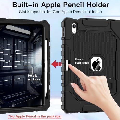 ZoneFoker shockproof protective cover in vertical reading layout demonstrating dual-angle structural stability.