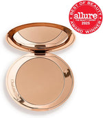 Charlotte Tilbury Airbrush Matte Bronzer open palette showing matte powder