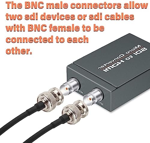 Waterproof BNC male to male connection pin of the XRDS-RF silver plated copper cable