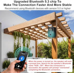 Herdio 3.5 inch marine grade wall mount speakers being exposed to outdoor rain environment
