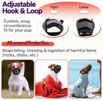 SeranPup XL muzzle size chart and fitting demonstration