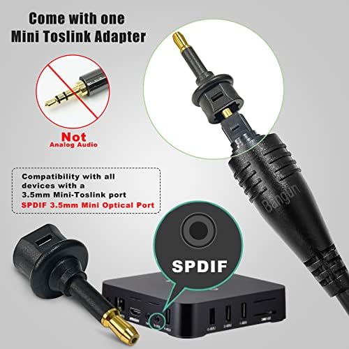 Side profile of Bangun 7 inch digital audio cable