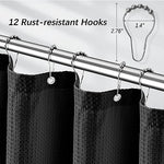 Top edge detail showcasing the 12 rust proof metal grommets and included hooks.
