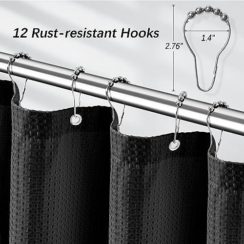 Top edge detail showcasing the 12 rust proof metal grommets and included hooks.