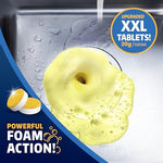 Instructions label on Bright Choice garbage disposal cleaner box