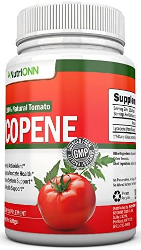 NutriONN Lycopene three month supply premium antioxidant softgels for heart health support