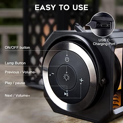 ANERIMST outdoor lifestyle gadget showing the complete contents of the retail box including wall mount accessories and Type-C cable
