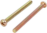 Close up of Phillips round head drive and thread pattern