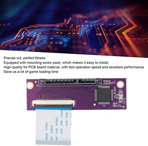 Acogedor internal SATA to IDE interface converter showing the precise alignment points and high-quality electronic soldering.