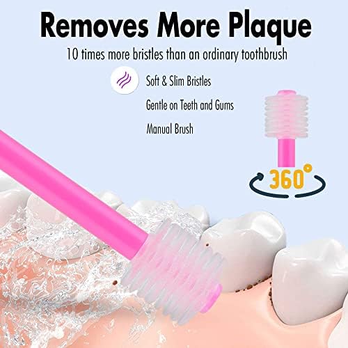 Baby first teether brush for gum massage and oral hygiene