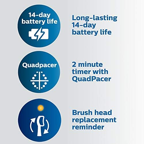 Philips Sonicare 6100 toothbrush being used with pressure sensor active