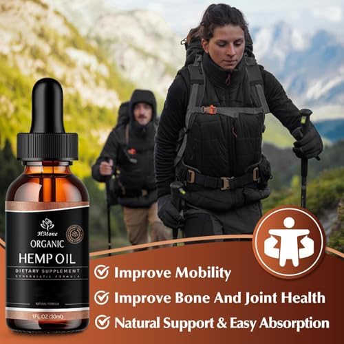 Close up of Hmone Hemp Oil Dropper and Packaging