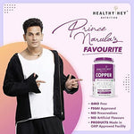 Sheltr copper supplement nutritional information side view