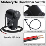 Ecocstm aluminum alloy ATV light switch showing copper wiring connection interface