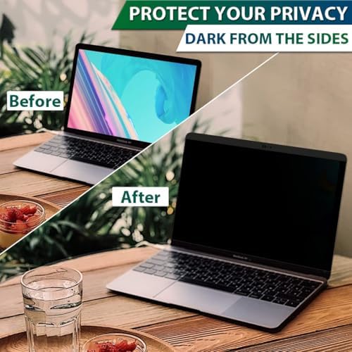 STARY premium packaging for the thirteen inch MacBook privacy shield with included cleaning cloth.