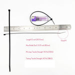Fay Bless 12 inch cable ties bundle packaging.