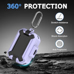 Shockproof protective case displaying front LED charging indicator visibility