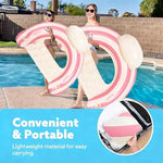 Summer holiday lifestyle shot with GengGeng pool floats