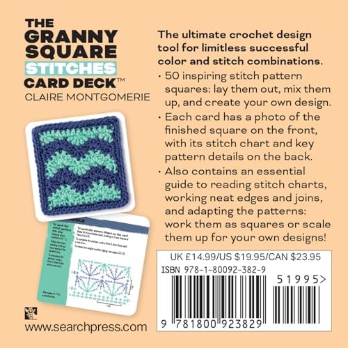 The Granny Square Stitches Card Deck: 50 Mix and Match Designs - Image 4