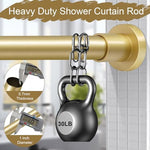YNL gold stainless steel tension rod extended