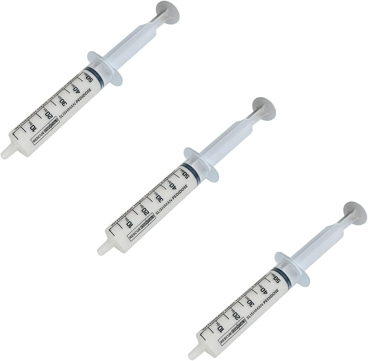 Rescue Essentials Slishman Pedidose Pediatric Doser 3 pack front view