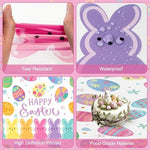 Two pack of Litmitfu rectangular disposable table covers folded together for easy party storage