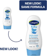 Cetaphil baby shampoo bottle back label details