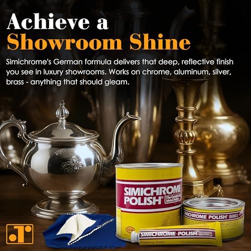 Authentic USA imported Simichrome metal polishing paste for chrome restoration